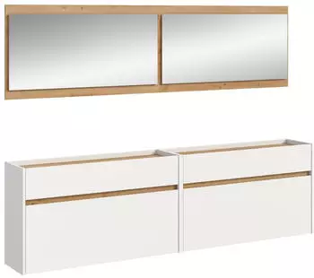 xonox.home Drive Garderobenkombination 4-tlg., wei&szlig;, 192x220cm