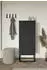 Selsey Veldio Schuhschrank 3 Klappen Rillenfront 50cm Schwarz (DE5903025041964)