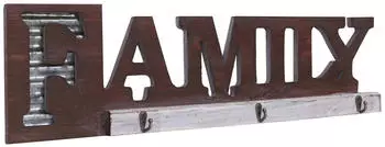 MCW MCW-A91 Family Wandgarderobe Landhaus Holz/Metall (MCW-A91)