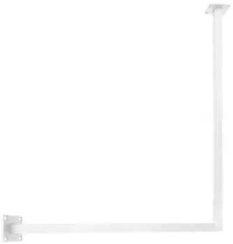 Natural Goods Berlin Kleiderstange L-Form Deckenmontage Metall 90x90cm
