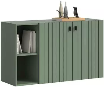Mid.you Station Schuhschrank Holzwerkstoff Graugr&uuml;n 106x63x37cm