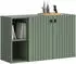 Mid.you Station Schuhschrank Holzwerkstoff Graugrün 106x63x37cm
