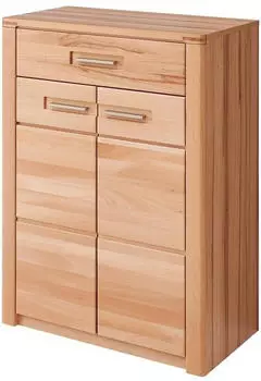 Stella Trading Nature One Schuhschrank Kernbuche massiv, 6 F&auml;cher, 74x100x40cm (3218FF10)
