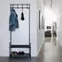 ETC Shop Garderobenständer Hundegarderobe 4x Kleiderhaken Schuhablage Metall, H 168,5cm