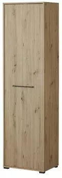 INOSIGN Landes Garderobenschrank mit Kleiderstange, Artisan Eiche, 198cm