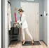 Relaxdays Doppel-Wandhaken aus Bambus, 4er-Set