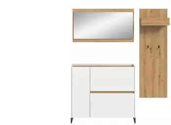 xonox.home Drive Garderobenkombination 4-tlg., wei&szlig;, 192x175x32cm