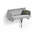 Philippi Couch Mini-Garderobe Samt, Edelstahl, 36cm (300126)