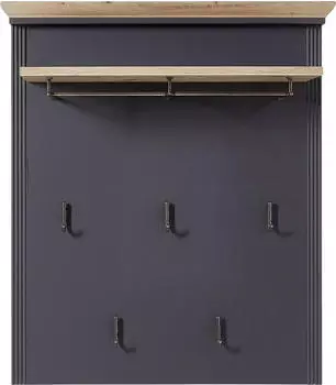 Innostyle Jasmin Garderobenpaneel Graphit / Artisan Eiche 93x107cm (74330707-0)