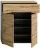 Inn.Furn Cooper Schuhkommode Eiche Artisan/Grau 80x94cm Soft-Close (Cooper)