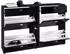 Vladon Today Schuhschrank 4 Klappen 2 Schubladen LED-Beleuchtung 155,5x95x28cm (Today)