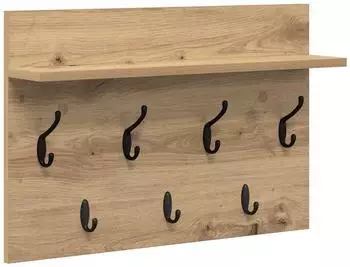 vidaXL Wandmontierter Nachttisch Artisan-Eiche 60x40x12cm (874434)