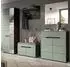 Inn.Furn Cooper Garderoben-Set 6-teilig, salbeigrün/basaltgrau, 255cm (GE70134-06)