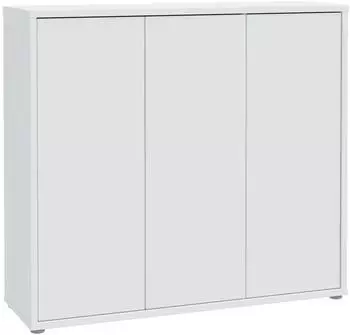Forte Alice Springs Schuhschrank 3 T&uuml;ren Secret Grey 109x99cm (Alice Springs)