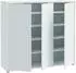 Forte Alice Springs Schuhschrank 3 Türen Secret Grey 109x99cm (Alice Springs)
