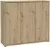 Forte Alice Springs Schuhschrank 3 Türen, Artisan Eiche, 109,2x99,1x34,9cm