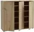 Forte Alice Springs Schuhschrank 3 Türen, Artisan Eiche, 109,2x99,1x34,9cm