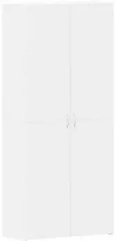 vidaXL Schuhschrank mit Regal Wei&szlig; 80x35,5x180cm Holzwerkstoff (3333836)