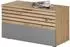Mid.you Milan Garderobenbank Eiche Artisan/Grau 85x48x38cm (Milan)