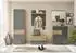 Mid.you Milan Garderobenbank Eiche Artisan/Grau 85x48x38cm (Milan)