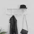 Spinder Design Rex 2 Wandgarderobe Stahl weiß pulverbeschichtet
