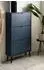 Furn.Design Aldan Schuhschrank blau, 3 Klappen, 70x125cm