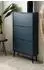 Furn.Design Aldan Schuhschrank blau, 3 Klappen, 70x125cm