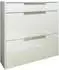 Borchardt-Möbel Oliva 2 Basic Schuhschrank Hängend Weiß Hochglanz 89x88x24cm