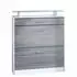 Vladon Loret Schuhschrank Schuhkipper 2 Klappen, 1 Schublade, 89x104x23cm (Loret)