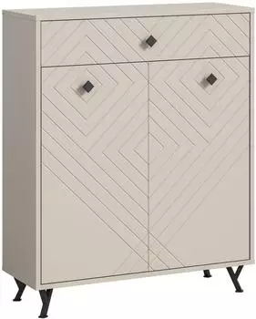 xonox.home Notes Schuhkommode sandbeige matt, 80x100x35cm