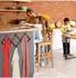 Relaxdays Wandgarderobe, faltbar, ausziehbar, 10 Haken, Holz (10047399)