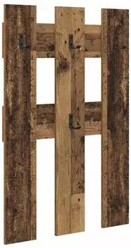vidaXL Wandgarderobe Altholz-Optik 65x3x100cm Holzwerkstoff (874505)