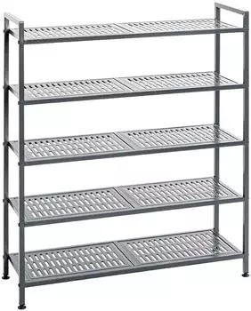 HAKU Schuhregal anthrazit, Metall, 73x90x25cm (55816)