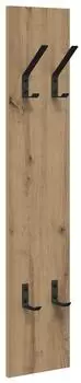 vidaXL Wandmontierter Kleiderst&auml;nder Artisan-Eiche 20x1,5x100cm (874466)