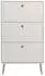 ebuy24 Softline Schuhschrank 3 Klaptüren, weiß, MDF, 82x141x26cm (04-5073)