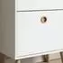 ebuy24 Softline Schuhschrank 3 Klaptüren, weiß, MDF, 82x141x26cm (04-5073)
