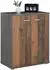 Caro Möbel Lennis Schuhschrank 2 Türen, 4 Böden, Holzwerkstoff, 60x70x35cm (Lennis)