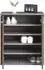 Caro Möbel Lennis Schuhschrank 2 Türen, 4 Böden, Holzwerkstoff, 60x70x35cm (Lennis)