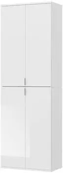 Inn.Furn SystemX Garderobenschrank weiß hochglanz, 4-türig, 61x193cm
