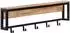 vidaXL Garderobenständer Massivholz Mango roh 87x10x27cm (358920)