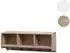 MCW Wandregal K49 Garderobe, 3 Staufächer, 5 Haken, 30x80x20cm, naturbraun (89286)