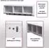 MCW Wandregal K49 Garderobe, 3 Staufächer, 5 Haken, 30x80x20cm, naturbraun (89286)