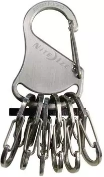 Nite Ize KeyRack Locker Schl&uuml;ssel-Karabiner Stahl Silber (KLK-11-R3)