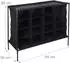 Relaxdays Camping Schuhschrank Stoff 16 Fächer, 65x84x36cm