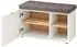 Innostyle Bari Schuhbank mit Sitzkissen, MDF, weiß, 78x50x38cm (546)