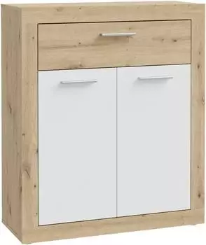 Forte Baccio Schuhschrank 83cm Wei&szlig; / Artisan Eiche (BCCK222-C830)