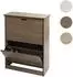 MCW Schuhkipper K45 2 Klappen, grau-braun, 81x60x25cm (MCW-K45)
