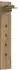 xonox.home Station Garderobenpaneel Evoke Oak, 31x160x27cm (X8MH5622)