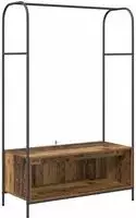 vidaXL Kleiderst&auml;nder Braun Eichen-Optik 100 x 44 x 160 cm
