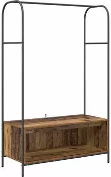 vidaXL Kleiderst&auml;nder braun, Eichen-Optik, 100x44x160cm